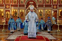Правящий архиерей совершил Божественную литургию в день празднования  Рождества Пресвятой Богородицы