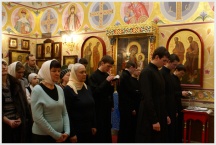 Крестопоклонная неделя Великого поста в Хабаровской семинарии (7 марта 2010 года)